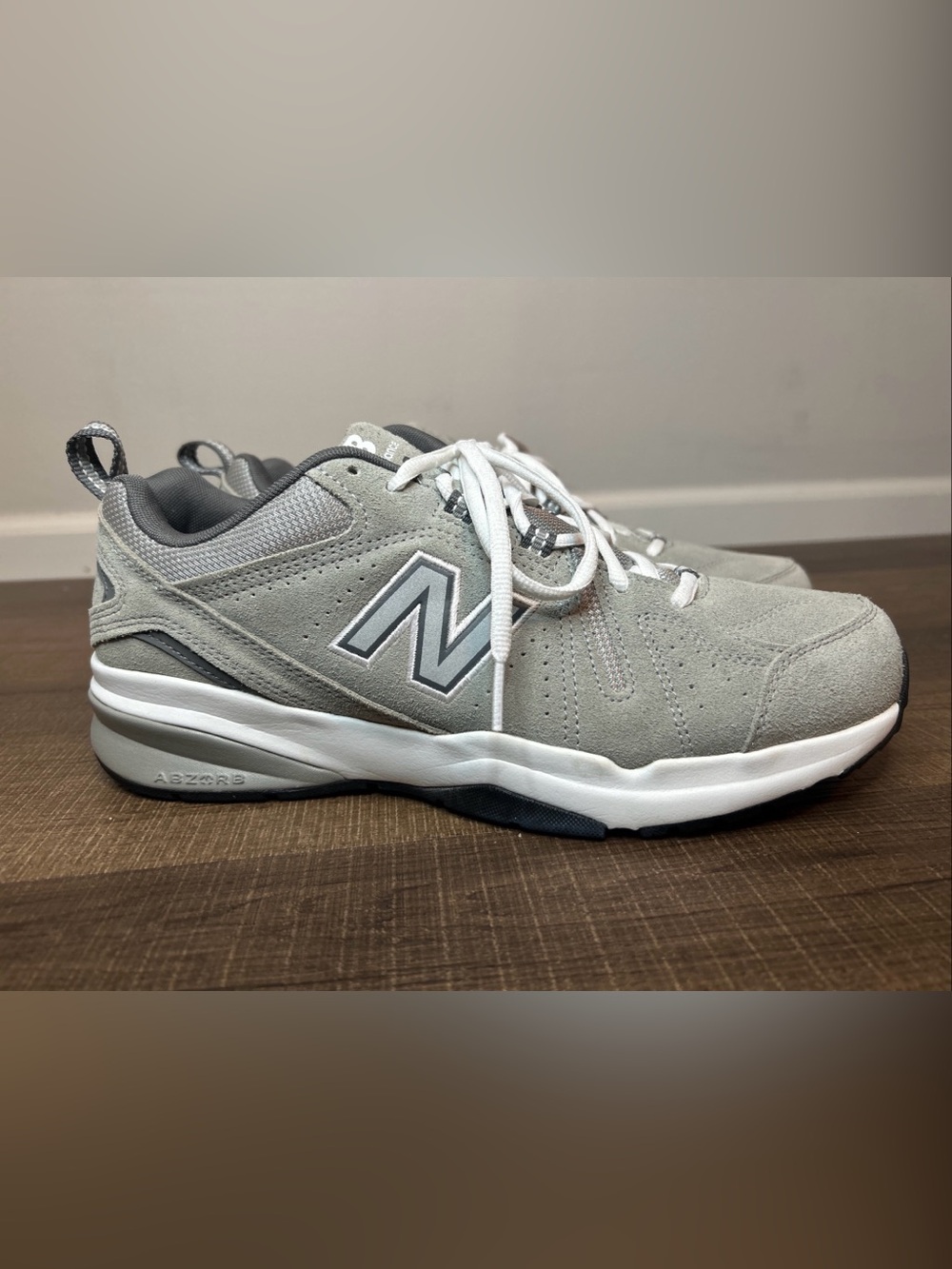 New Balance 608 Sneakers Men's 10.5D Grey MX608UG5 Suede Leather